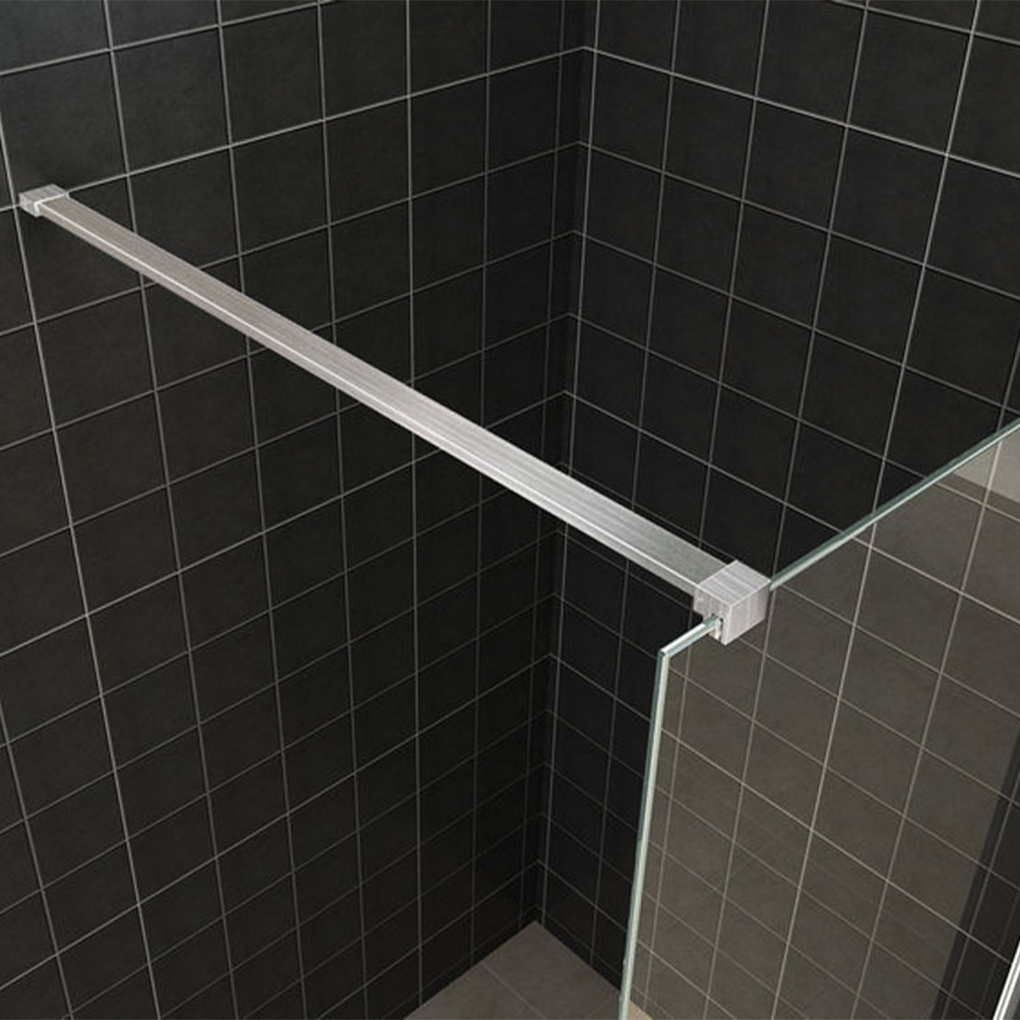 Wiesbaden Hibera Inloopdouche RVS 10mm Nano Blank Glas